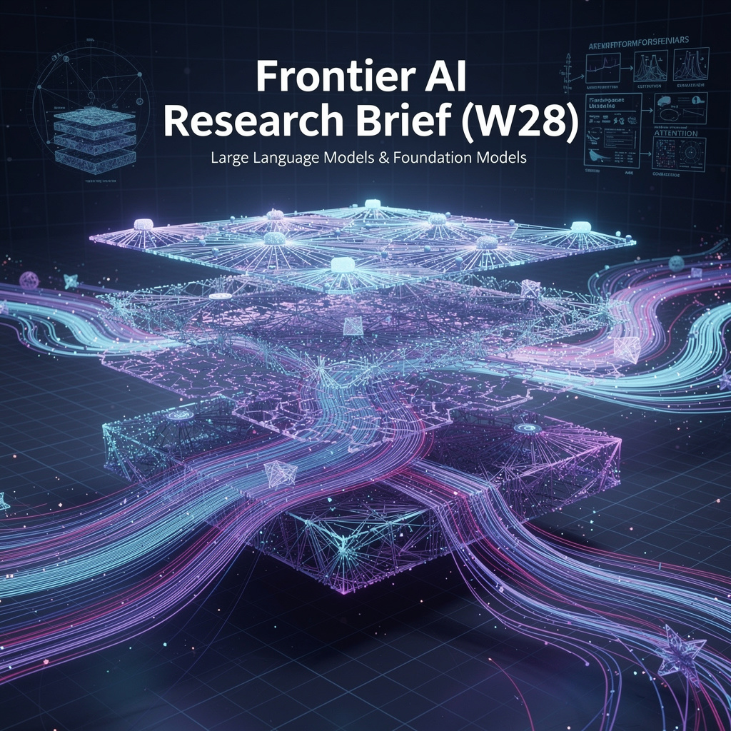 LLMs & Foundation Models – Frontier AI Research Brief (W28 2026)