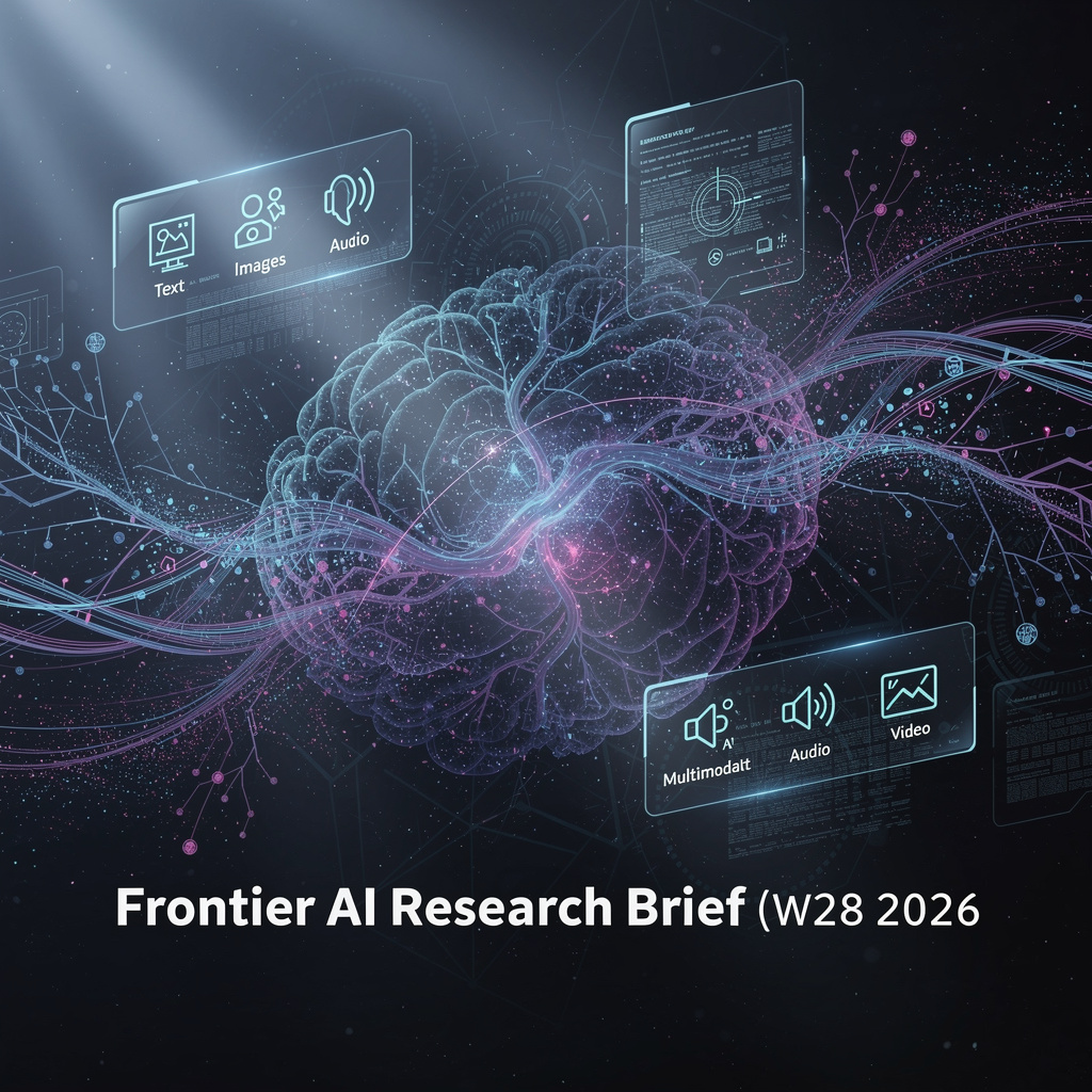 Multimodal AI – Frontier AI Research Brief (W28 2026)