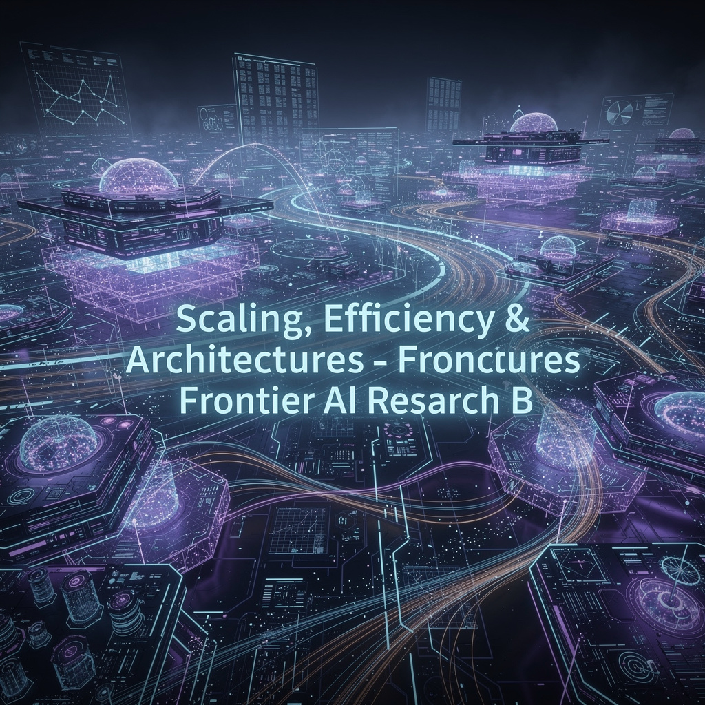 Scaling, Efficiency & Architectures – Frontier AI Research Brief (W26 2026)