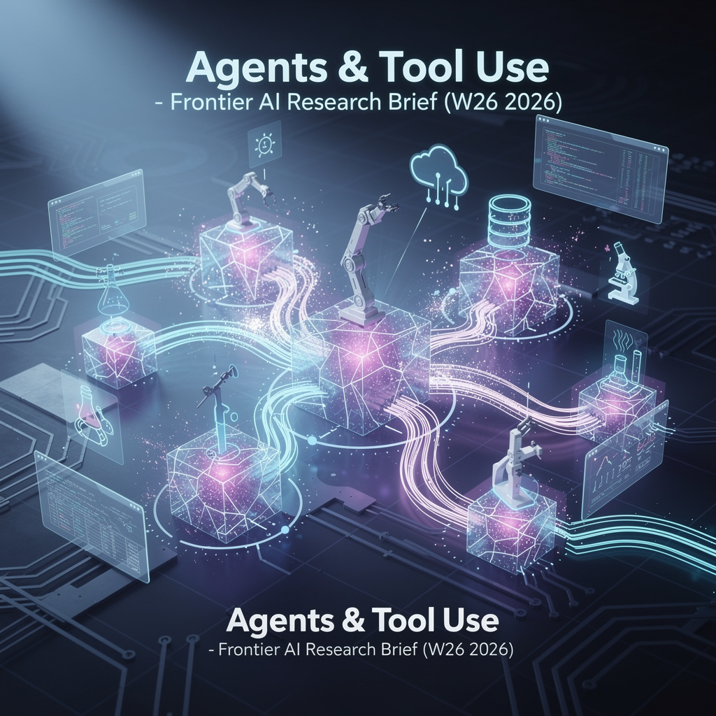 Agents & Tool Use – Frontier AI Research Brief (W26 2026)