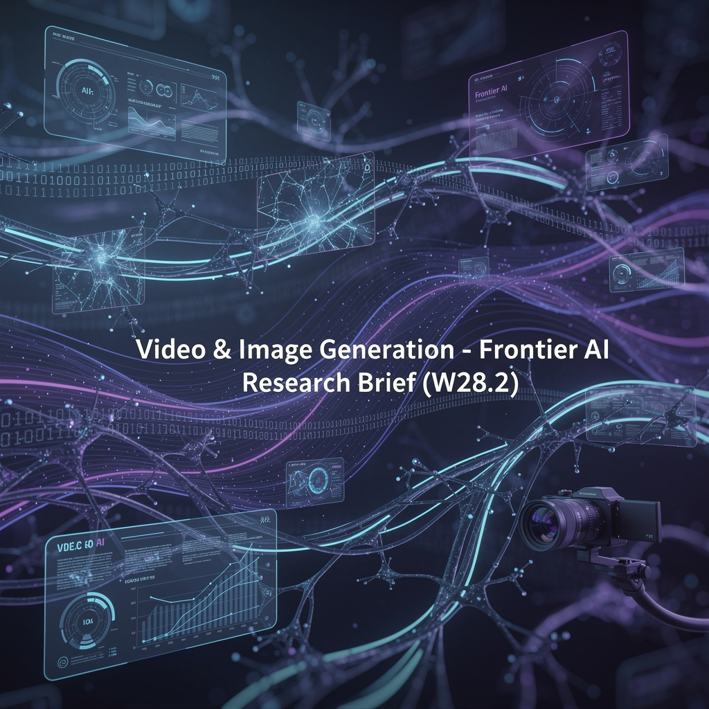 Video & Image Generation – Frontier AI Research Brief (W28 2026)
