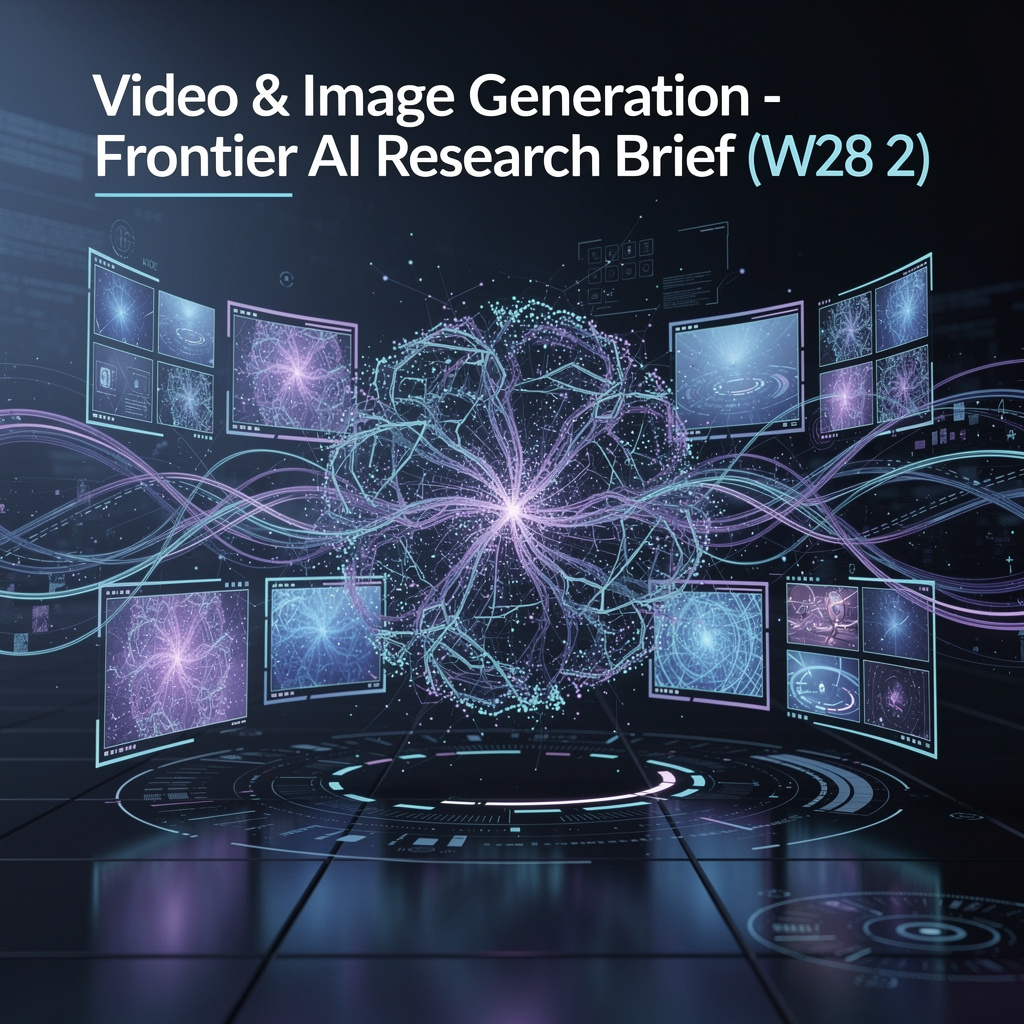 Video & Image Generation – Frontier AI Research Brief (W28 2026)