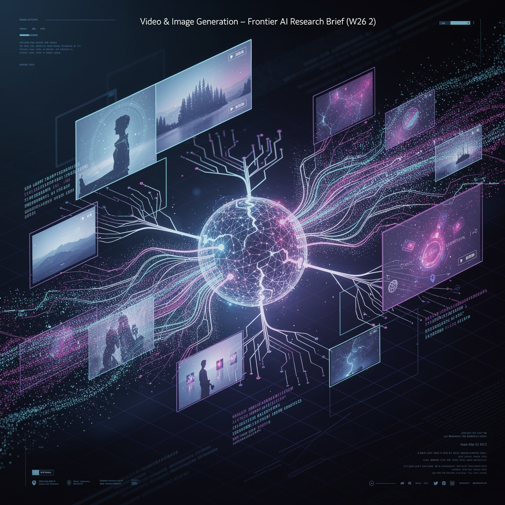 Video & Image Generation – Frontier AI Research Brief (W26 2026)