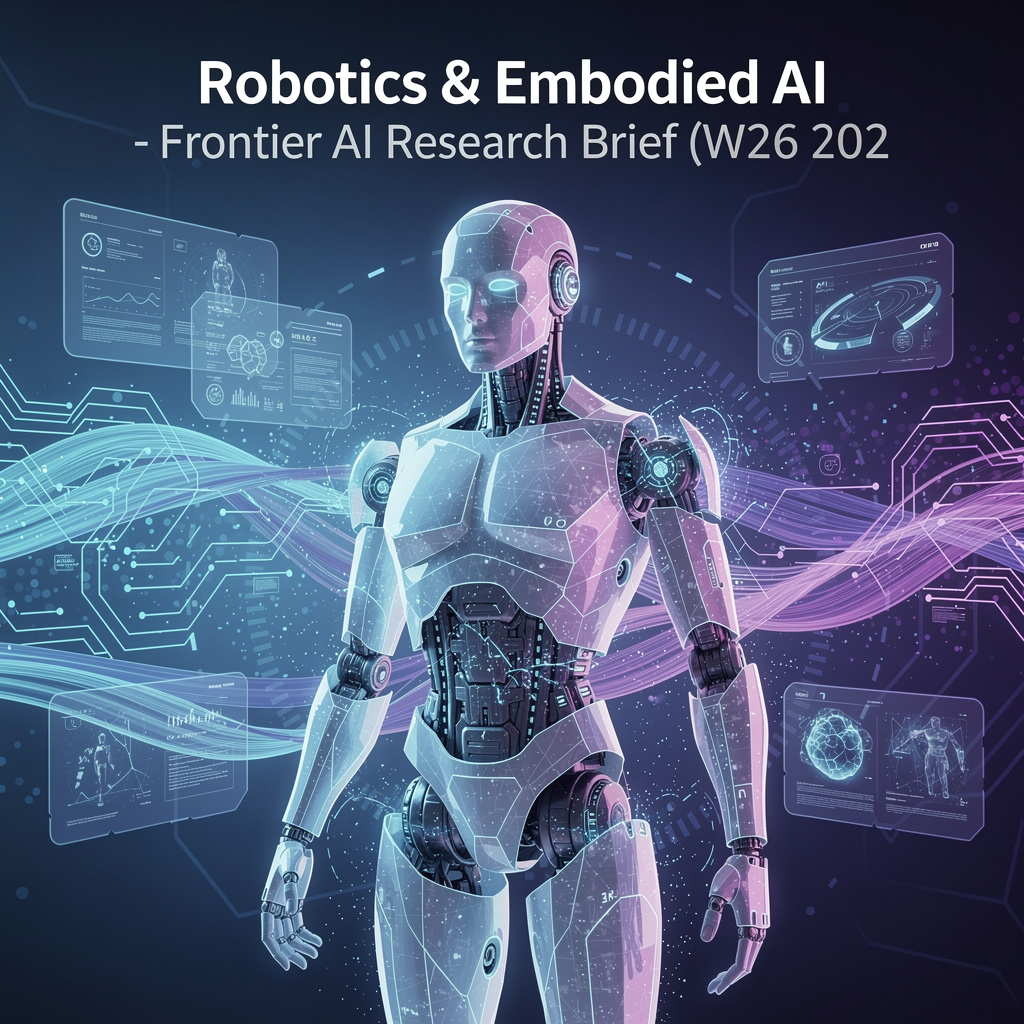 Robotics & Embodied AI – Frontier AI Research Brief (W26 2026)