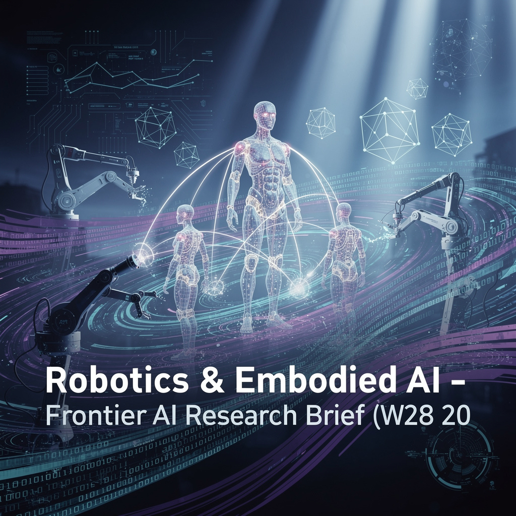 Robotics & Embodied AI – Frontier AI Research Brief (W28 2026)