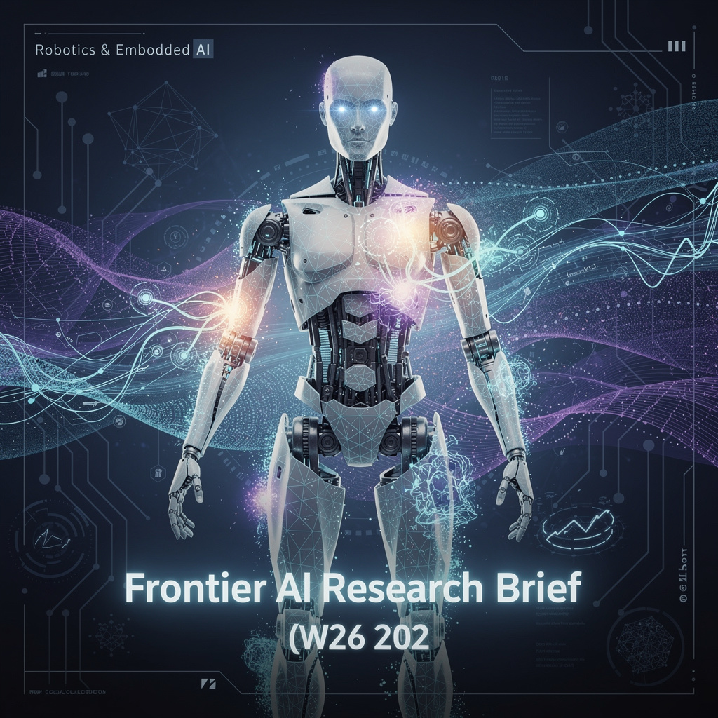 Robotics & Embodied AI – Frontier AI Research Brief (W26 2026)
