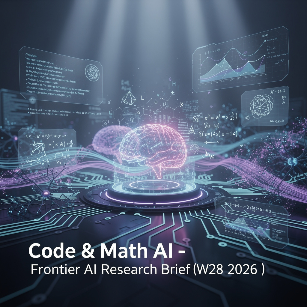 Code & Math AI – Frontier AI Research Brief (W28 2026)